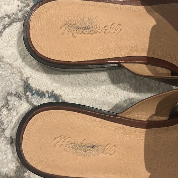 Madewell Fisherman Leather mules slip on women sandals size 10 - Picture 5 of 10